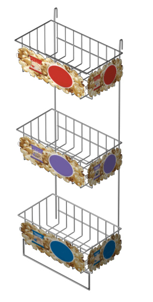 3 Tier Hook On Basket Unit